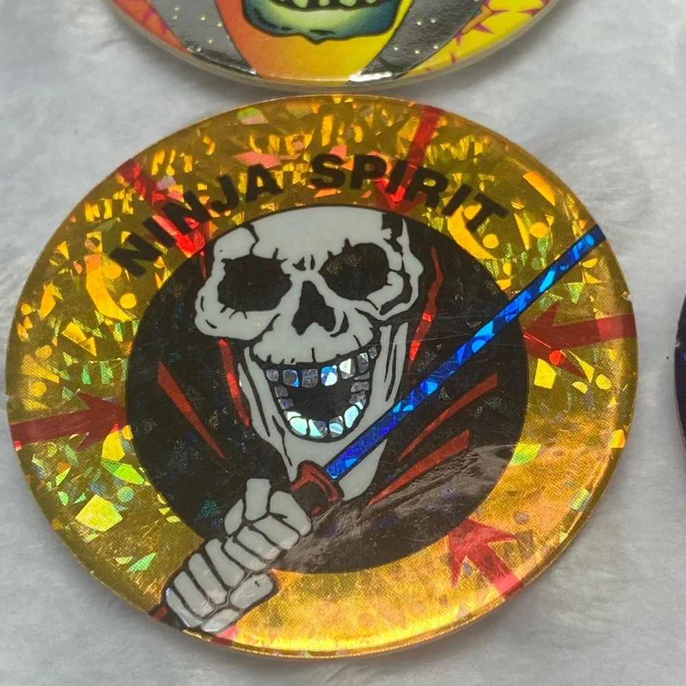 POGs Lot of 42 Skulls with Foil 1990’s - Picture 9 of 14